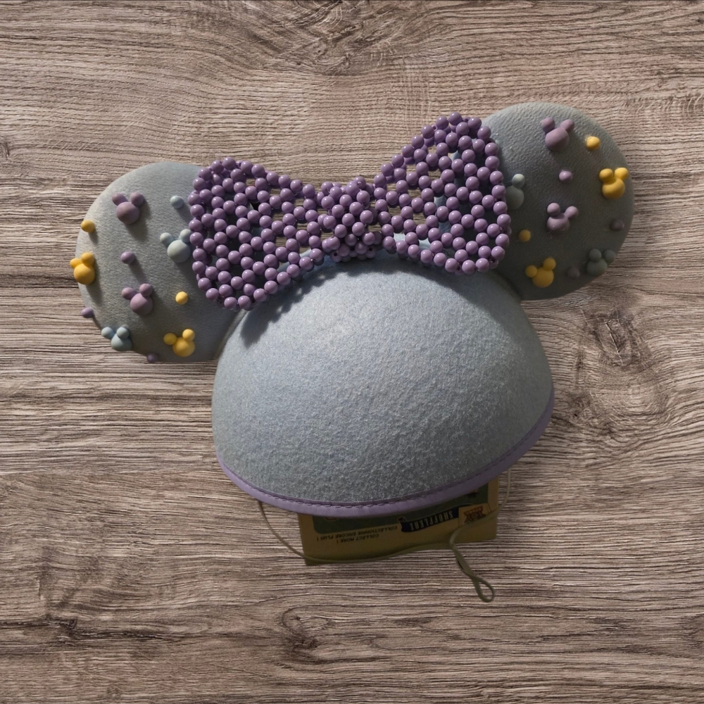 Disney Parks Minnie Mouse Beaded Ears Hat